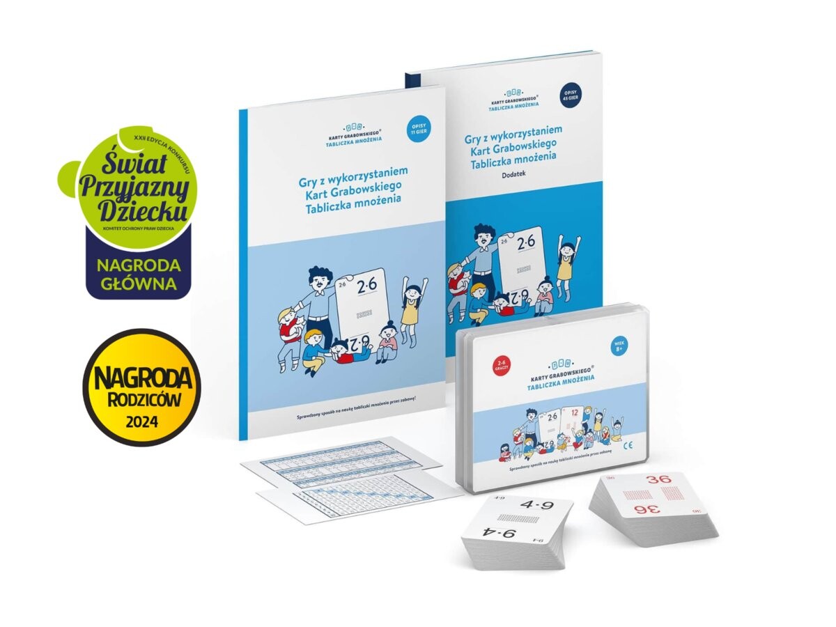 Таблица умножения. Расширенный вариант развивающей игры «Карты Грабовского». Karty Grabowskiego
Таблица умножения. Расширенный вариант развивающей игры «Карты Грабовского». Karty Grabowskiego