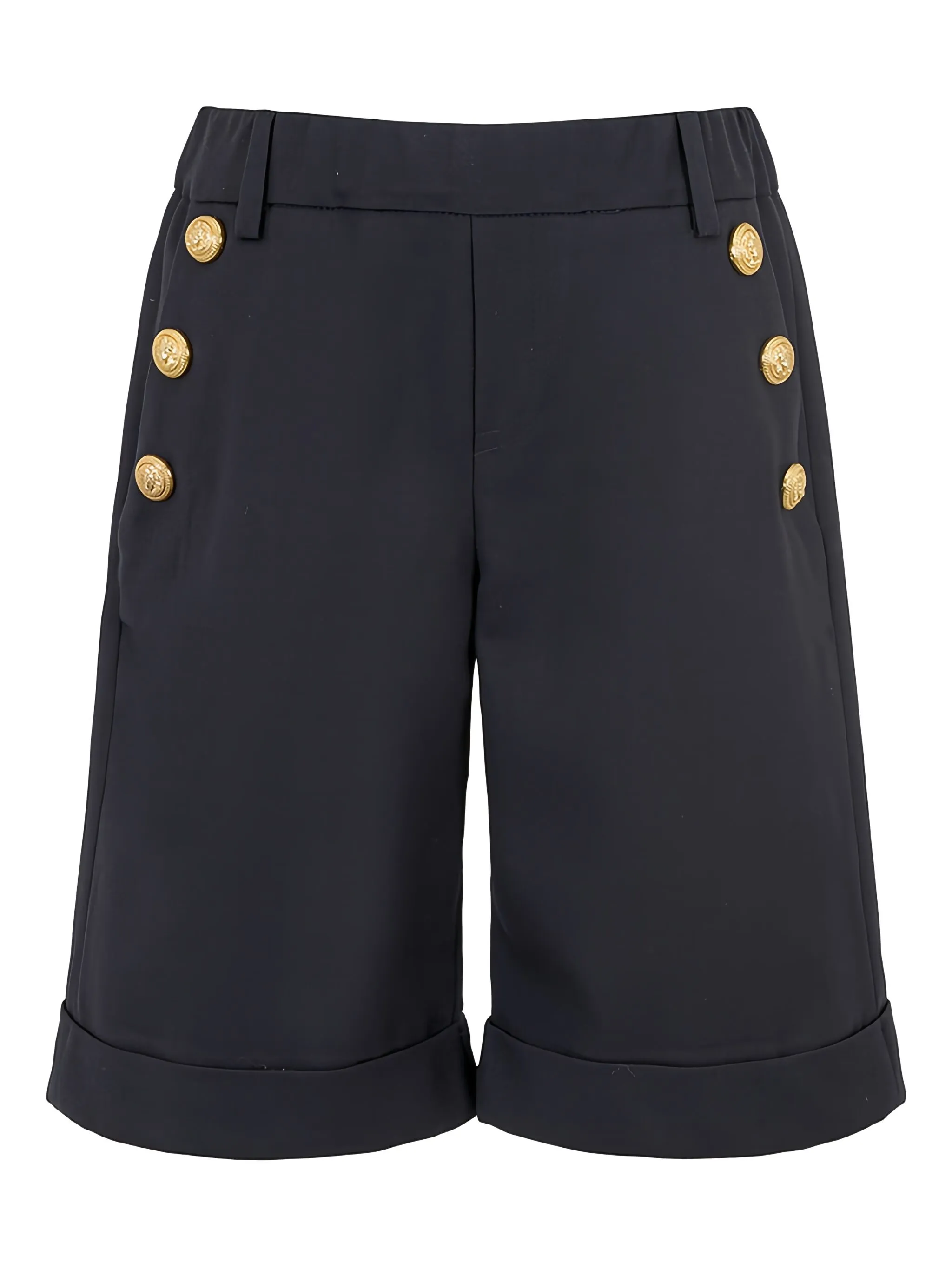 Шорты с манжетами Balmain Kids, черный
Шорты с манжетами Balmain Kids, черный