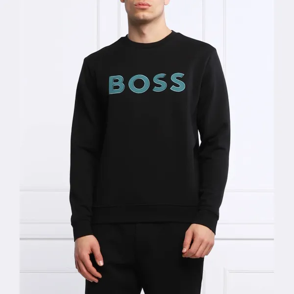 Толстовка обычного кроя с логотипом wecirc Boss, черный 
Толстовка обычного кроя с логотипом wecirc Boss, черный