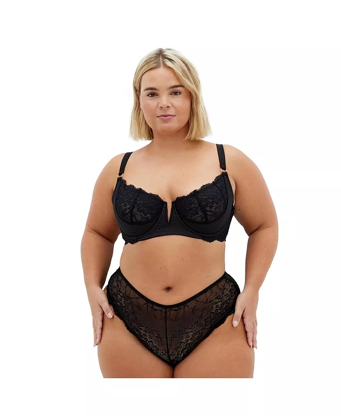 Бюстгальтер Viva на косточках больших размеров CITY CHIC, черный
Бюстгальтер Viva на косточках больших размеров CITY CHIC, черный