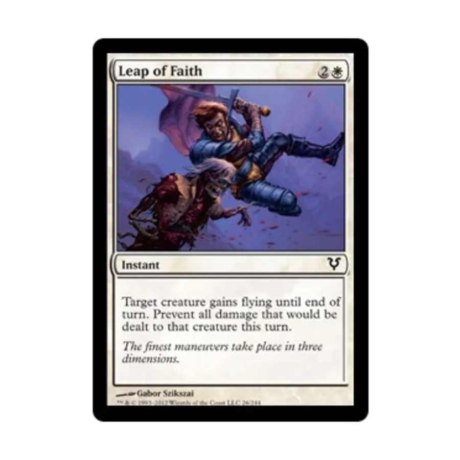 CCG Прыжок веры (С) (Рольга), MTG - Avacyn Restored
CCG Прыжок веры (С) (Рольга), MTG - Avacyn Restored