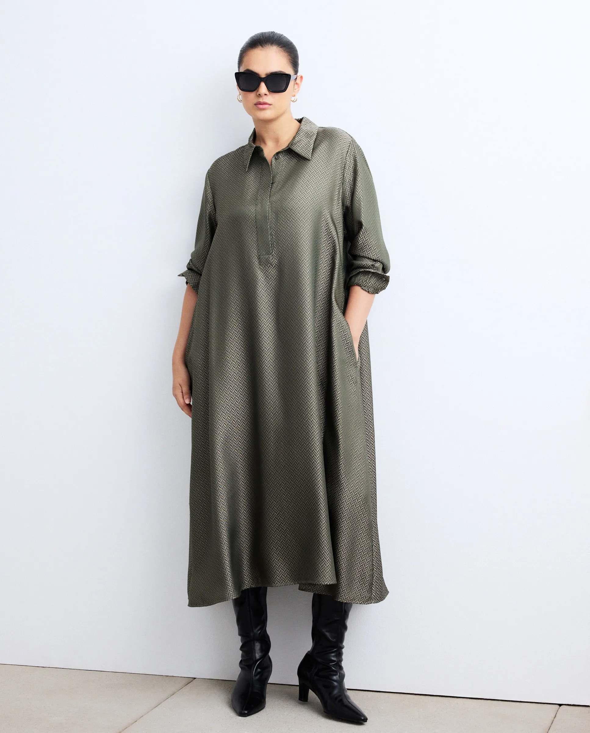 Женское длинное платье с длинными рукавами Couchel, зеленый
Женское длинное платье с длинными рукавами Couchel, зеленый