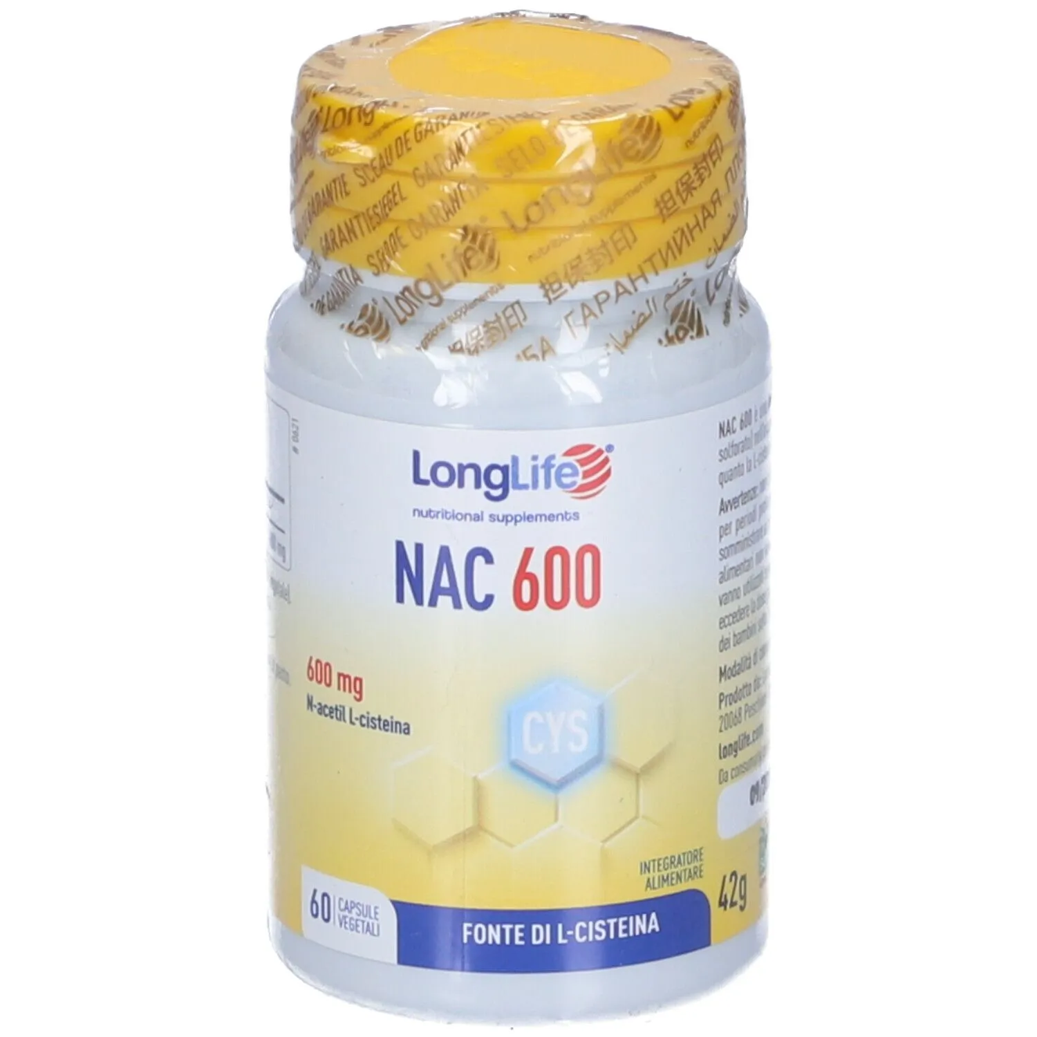 Longlife Nac 60 капсул Long Life
Longlife Nac 60 капсул Long Life