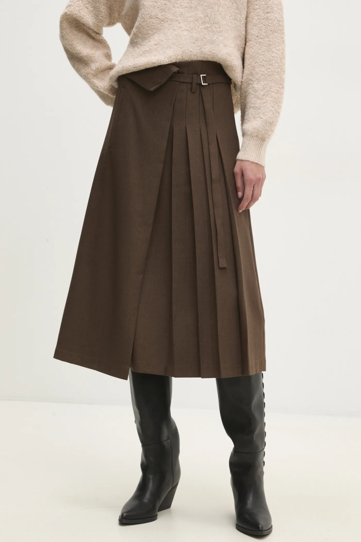 Юбка Answear Lab, коричневый
Юбка Answear Lab, коричневый