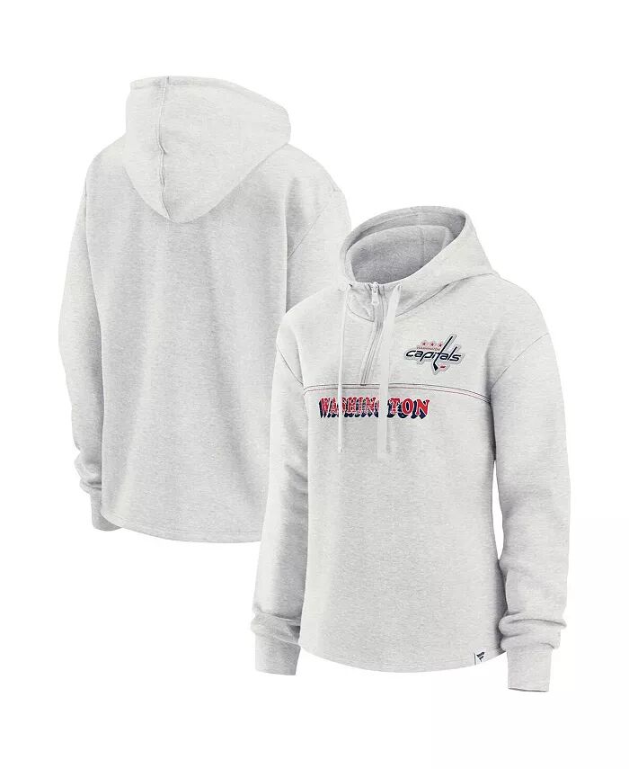 Женская толстовка Ash Washington Capitals True Classics Legacy с застежкой-молнией на четверть длины Fanatics
Женская толстовка Ash Washington Capitals True Classics Legacy с застежкой-молнией на четверть длины Fanatics
