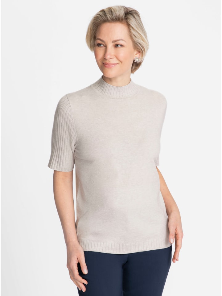 Свитер с короткими рукавами из светло-серого меланжа WITT WEIDEN
Свитер с короткими рукавами из светло-серого меланжа WITT WEIDEN