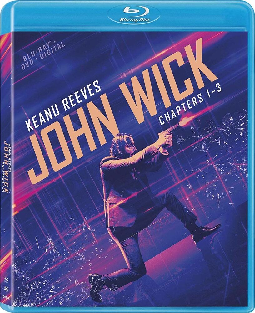 Диск Blu-ray John Wick: Chapters 1-3
Диск Blu-ray John Wick: Chapters 1-3