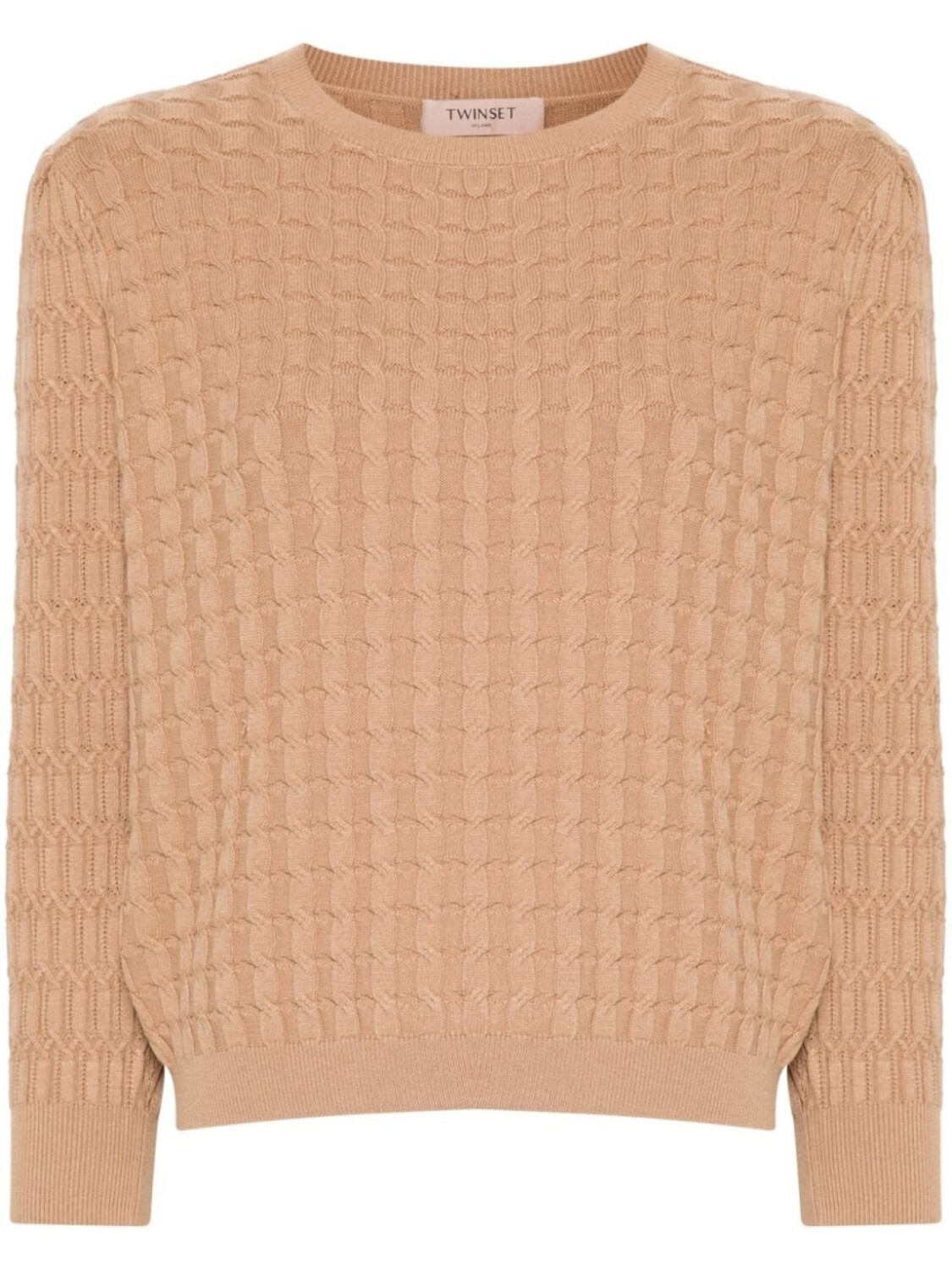 Свитер TWINSET с косами, серый
Свитер TWINSET с косами, серый