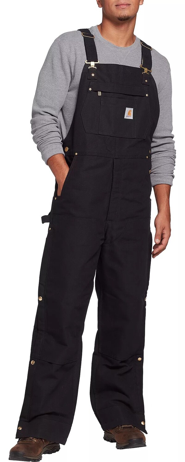 Мужской комбинезон свободного кроя Carhartt с утеплителем и нагрудником свободного покроя, черный
Мужской комбинезон свободного кроя Carhartt с утеплителем и нагрудником свободного покроя, черный