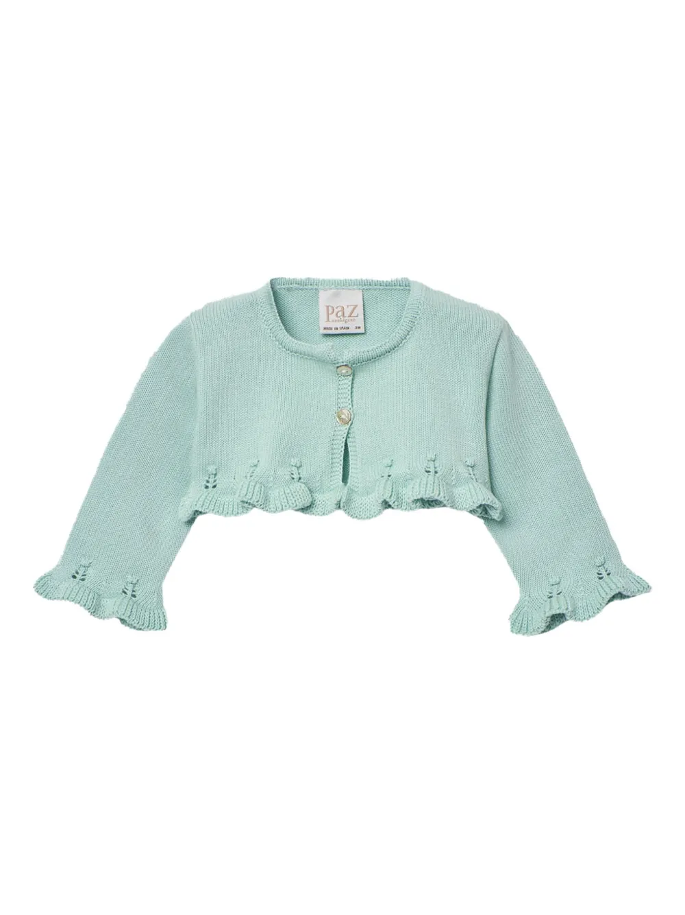 Кардиган с оборками Paz Rodriguez, зеленый
Кардиган с оборками Paz Rodriguez, зеленый
