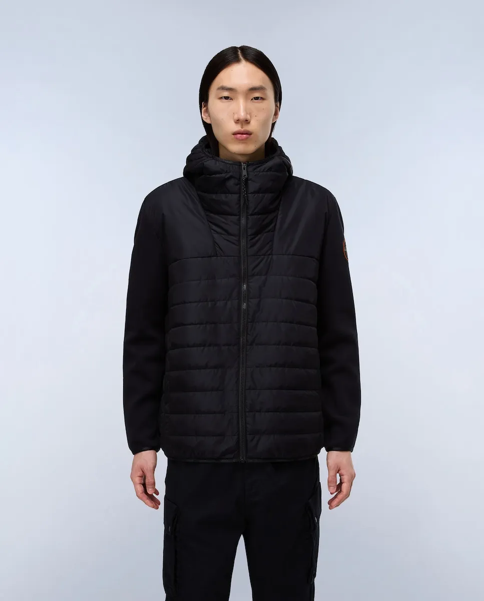 Мужская черная трикотажная куртка на молнии Napapijri
Мужская черная трикотажная куртка на молнии Napapijri