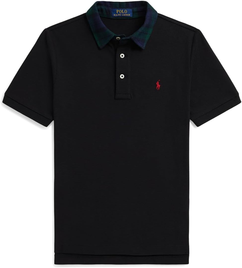Рубашка-поло из хлопковой сетки с клетчатым воротником Polo Ralph Lauren Kids, Polo Black, Черный, Рубашка-поло из хлопковой сетки с клетчатым воротником Polo Ralph Lauren Kids, Polo Black
Рубашка-поло из хлопковой сетки с клетчатым воротником Polo Ralph Lauren Kids, Polo Black, Черный, Рубашка-поло из хлопковой сетки с клетчатым воротником Polo Ralph Lauren Kids, Polo Black