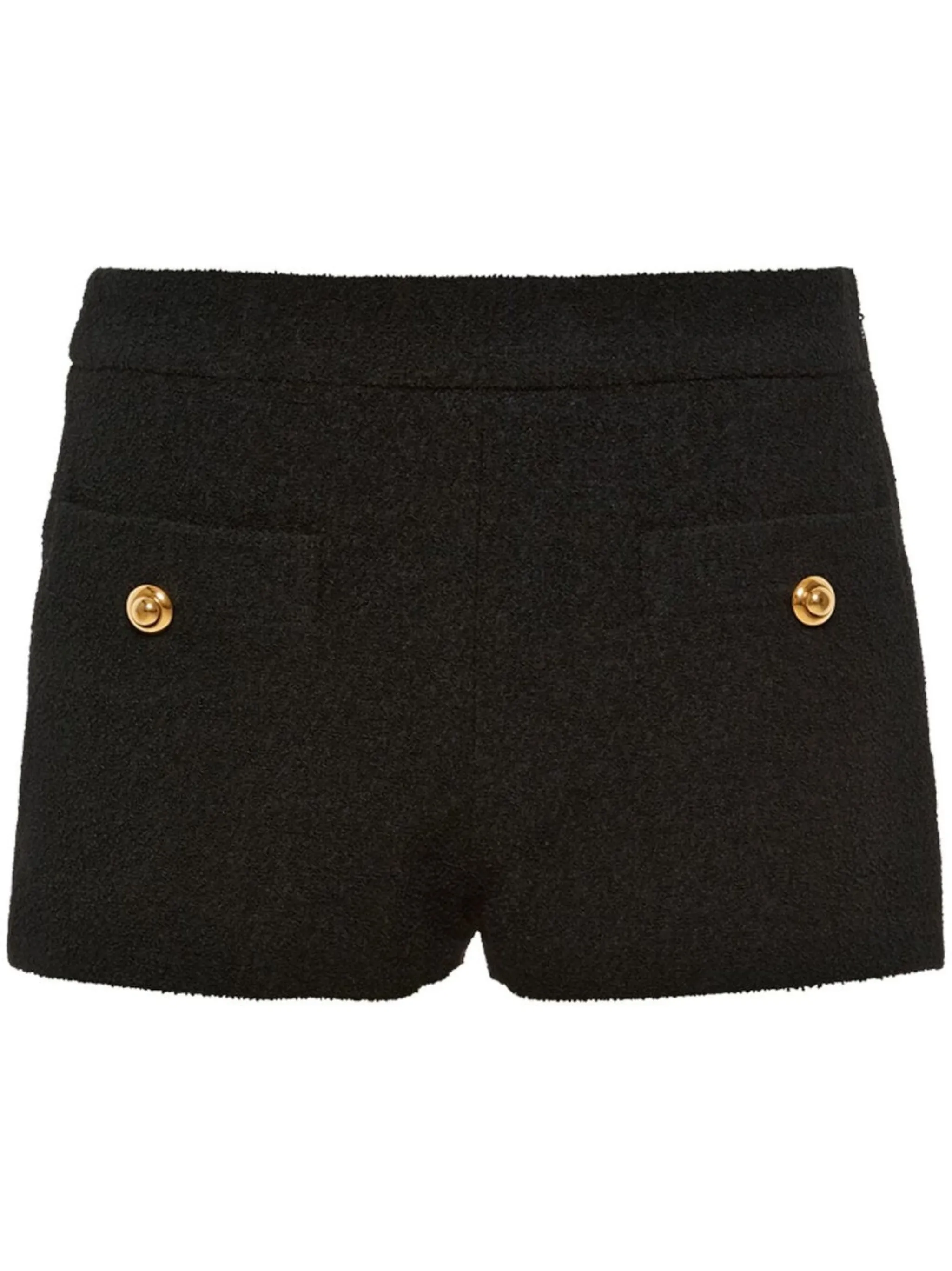 Короткие шорты из ткани букле Miu Miu, черный
Короткие шорты из ткани букле Miu Miu, черный
