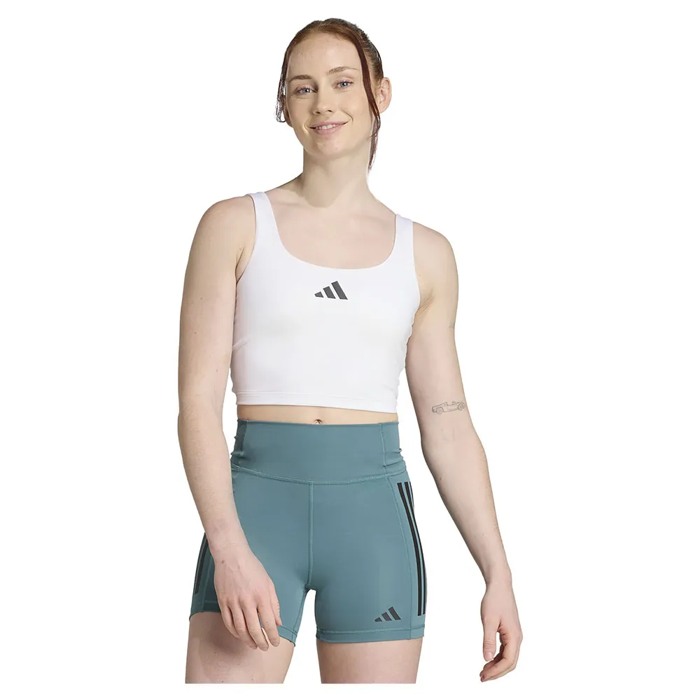 Спортивный топ adidas Power low support, белый 
Спортивный топ adidas Power low support, белый