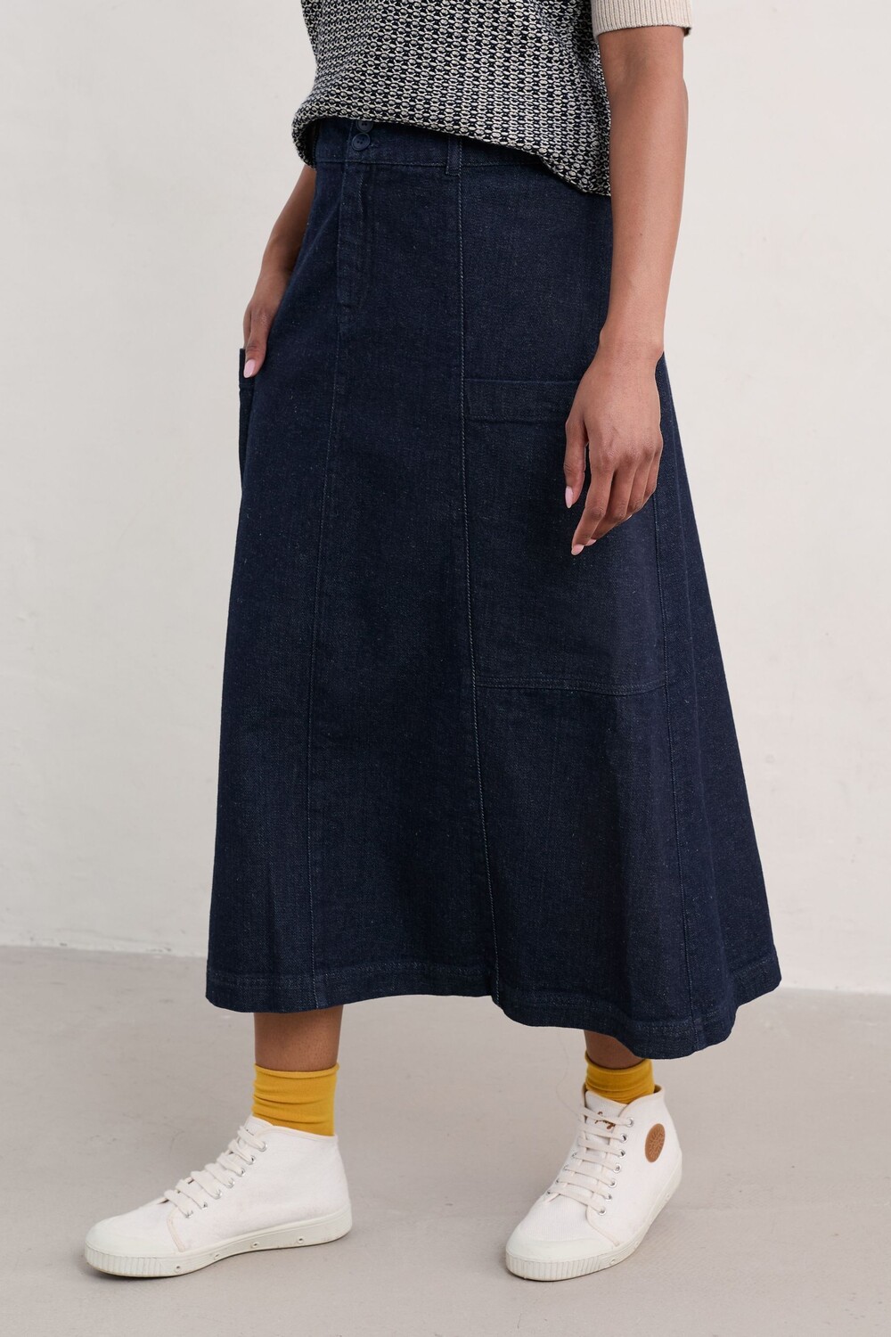 Юбка миди Atlantic Ivy из 100% хлопка Seasalt Cornwall, синий
Юбка миди Atlantic Ivy из 100% хлопка Seasalt Cornwall, синий