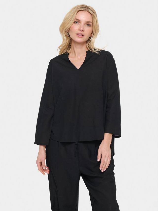 Топ с V-образным вырезом Katha Saint Tropez, Black
Топ с V-образным вырезом Katha Saint Tropez, Black