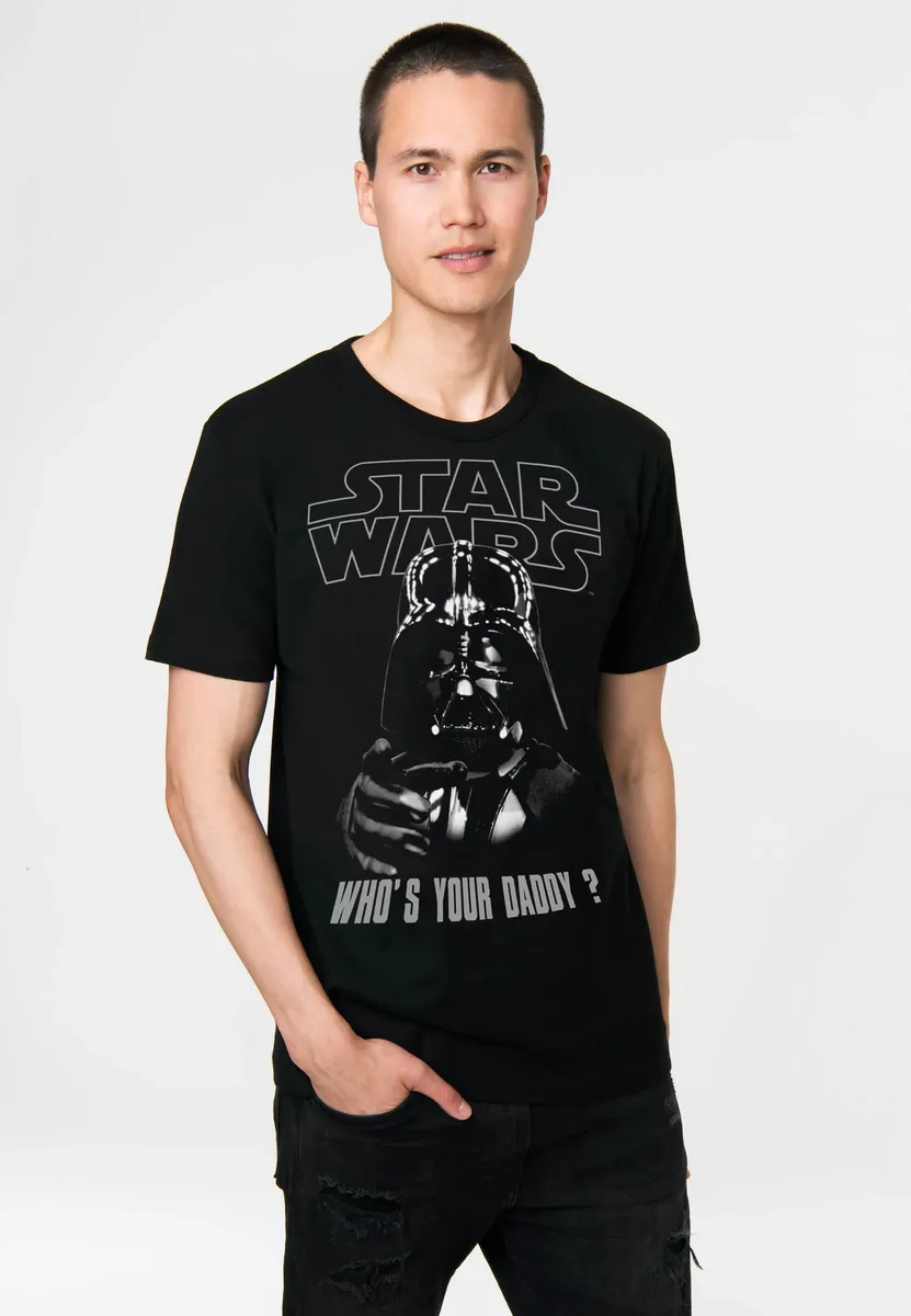 Logoshirt Футболка "Звездные войны - Кто твой папа" с классным принтом, черный
Logoshirt Футболка "Звездные войны - Кто твой папа" с классным принтом, черный