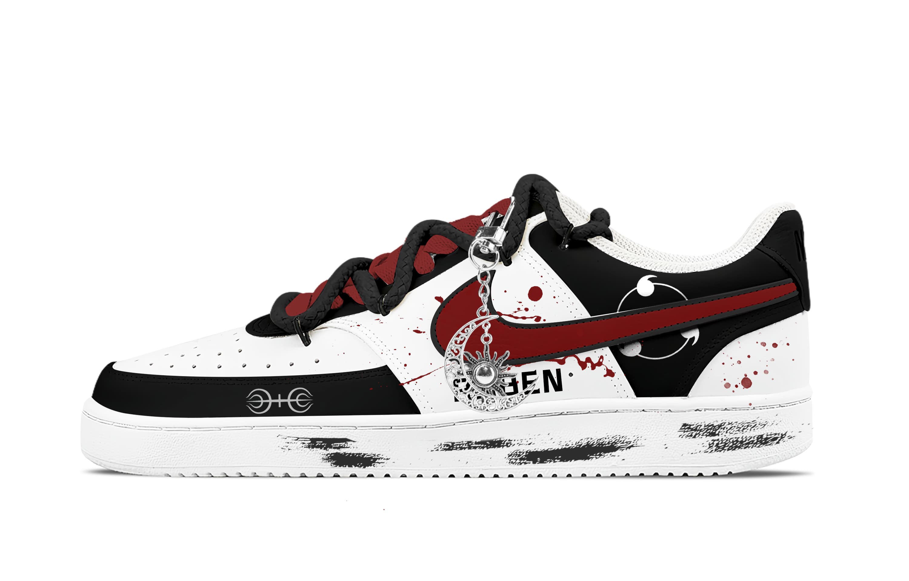 Nike Кроссовки для скейтбординга Court Vision 1 Blood Red, износостойкие, низкие, унисекс, черный с белыми элементами
Nike Кроссовки для скейтбординга Court Vision 1 Blood Red, износостойкие, низкие, унисекс, черный с белыми элементами