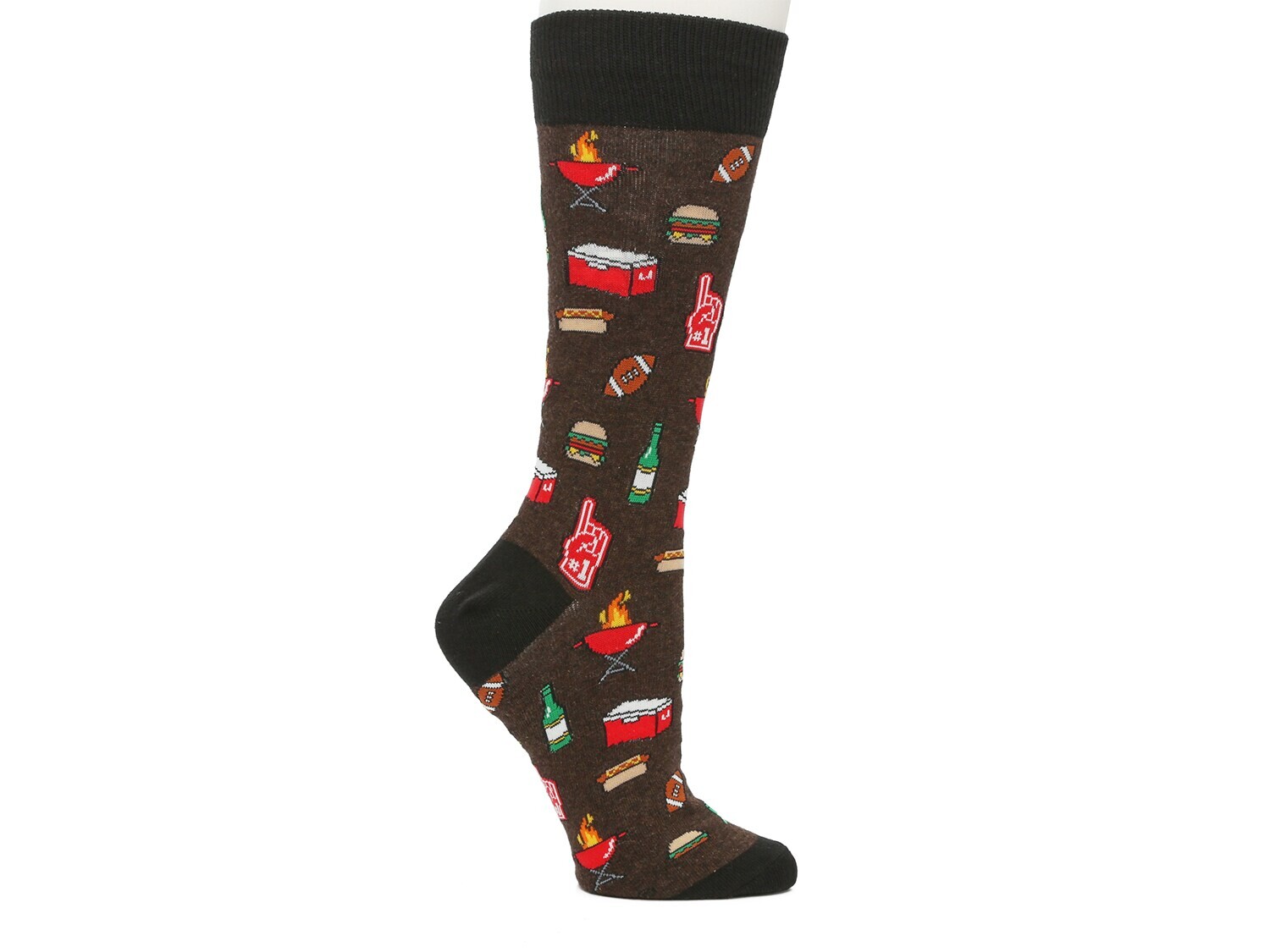 Носки мужские Socksmith Tailgater's Delight, коричневый
Носки мужские Socksmith Tailgater's Delight, коричневый