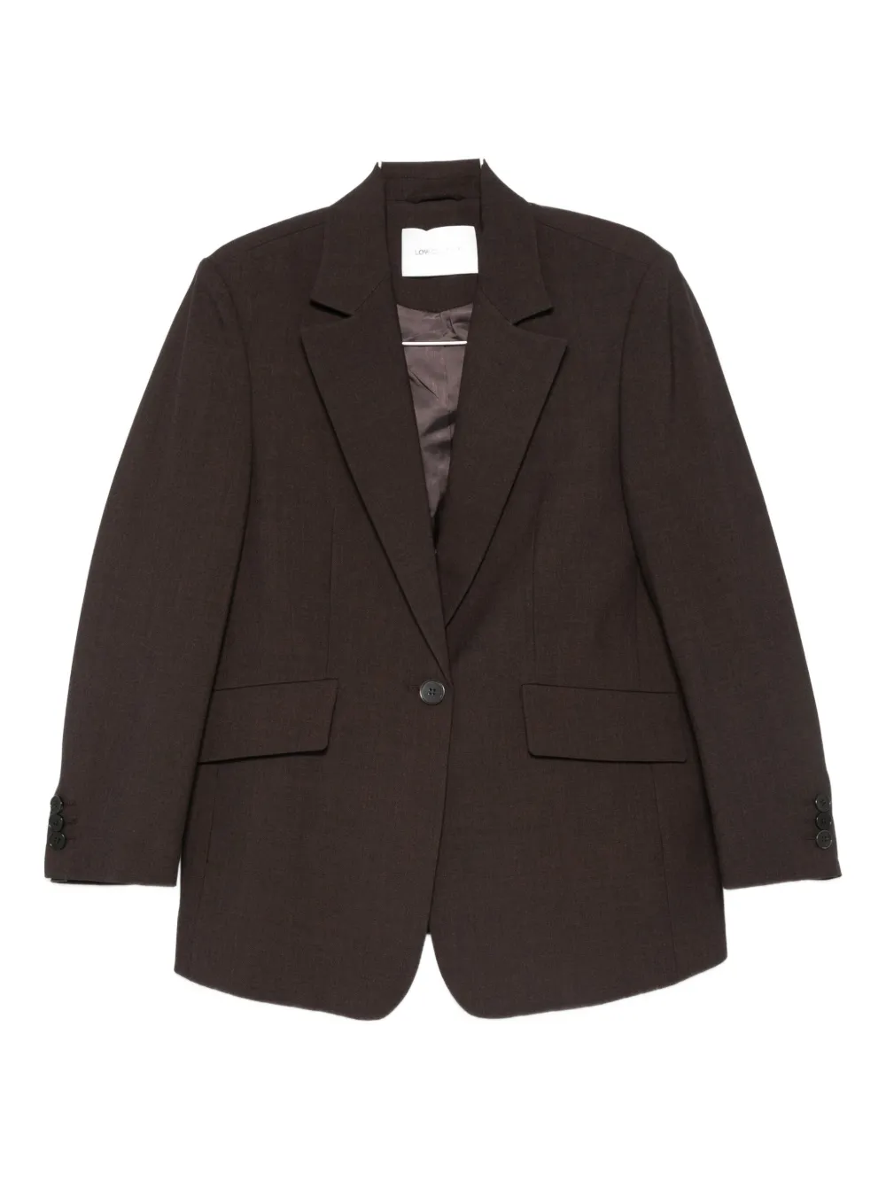Однобортный пиджак Low Classic, коричневый
Однобортный пиджак Low Classic, коричневый