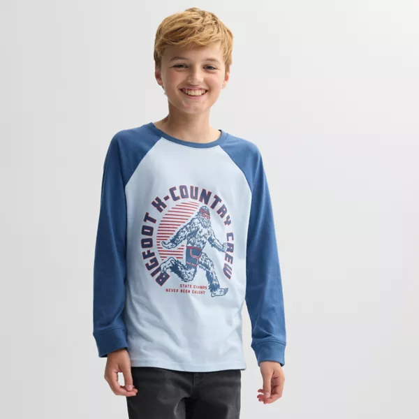 Футболка реглан с длинным рукавом для мальчиков 8-20 лет, обычная и хаски Sonoma Goods For Life, цвет blue bigfoot
Футболка реглан с длинным рукавом для мальчиков 8-20 лет, обычная и хаски Sonoma Goods For Life, цвет blue bigfoot