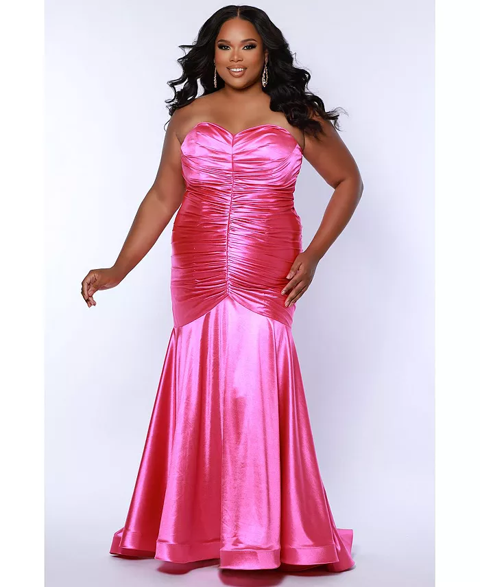 Женское облегающее вечернее платье без бретелек с вырезом сердечком Sydney's Closet, розовый
Женское облегающее вечернее платье без бретелек с вырезом сердечком Sydney's Closet, розовый