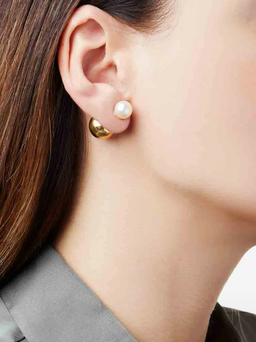 Серьги с жемчугом Акойя из 18-каратного желтого золота Yoko London, золотой
Серьги с жемчугом Акойя из 18-каратного желтого золота Yoko London, золотой