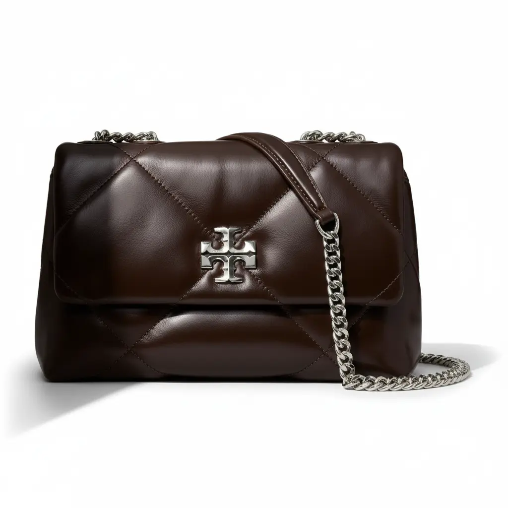 TORY BURCH Сумка через плечо Kira Nappa Leather Small, цвет chocolate brown, женская
TORY BURCH Сумка через плечо Kira Nappa Leather Small, цвет chocolate brown, женская