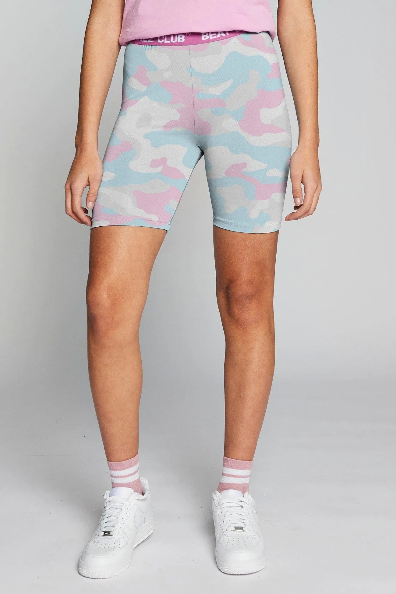 Велошорты с камуфляжным принтом пастельных тонов Breeze Beat Girlz Club, розовый
Велошорты с камуфляжным принтом пастельных тонов Breeze Beat Girlz Club, розовый