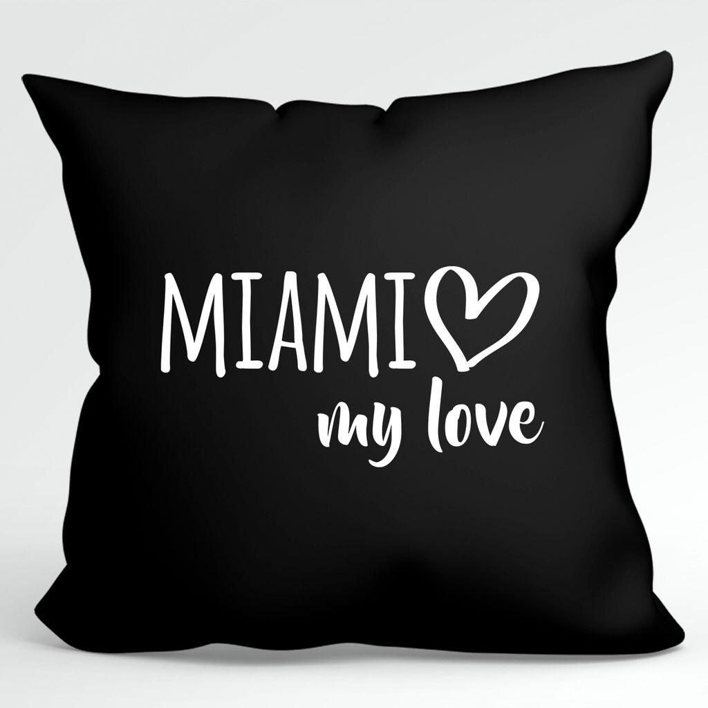 Huuraa Pillow Miami my love Декоративная подушка с наполнителем размером 40х40см Черный для всех любителей Майами США Идея подарка для друзей и семьи Hellweg Druckerei
Huuraa Pillow Miami my love Декоративная подушка с наполнителем размером 40х40см Черный для всех любителей Майами США Идея подарка для друзей и семьи Hellweg Druckerei