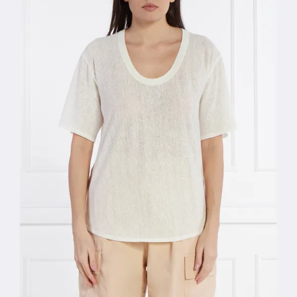 Льняная футболка свободного кроя Pinko, белый
Льняная футболка свободного кроя Pinko, белый