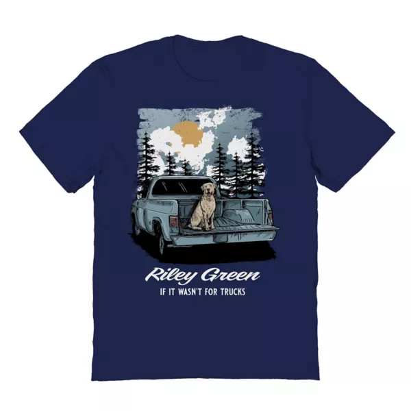 Мужская футболка Riley Green с принтом грузовика и собаки Licensed Character, синий
Мужская футболка Riley Green с принтом грузовика и собаки Licensed Character, синий
