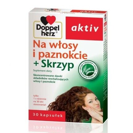 Doppelherz Aktiv Hair Nails + Хвощ 30 капсул, Quiesser Pharma
Doppelherz Aktiv Hair Nails + Хвощ 30 капсул, Quiesser Pharma
