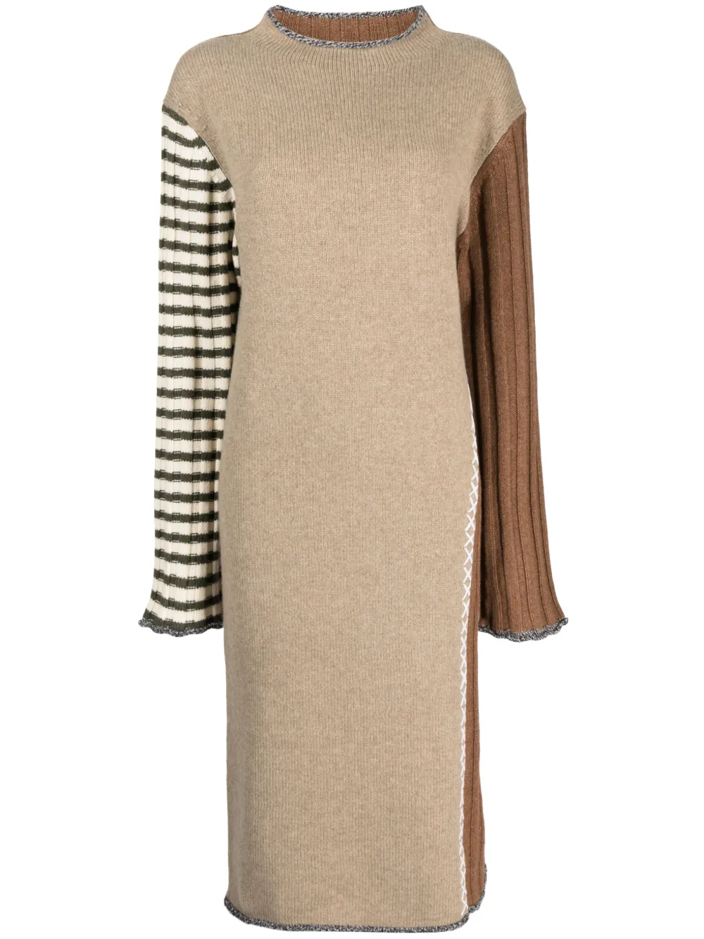 Трикотажное платье миди с длинными рукавами YANYAN KNITS, коричневый
Трикотажное платье миди с длинными рукавами YANYAN KNITS, коричневый