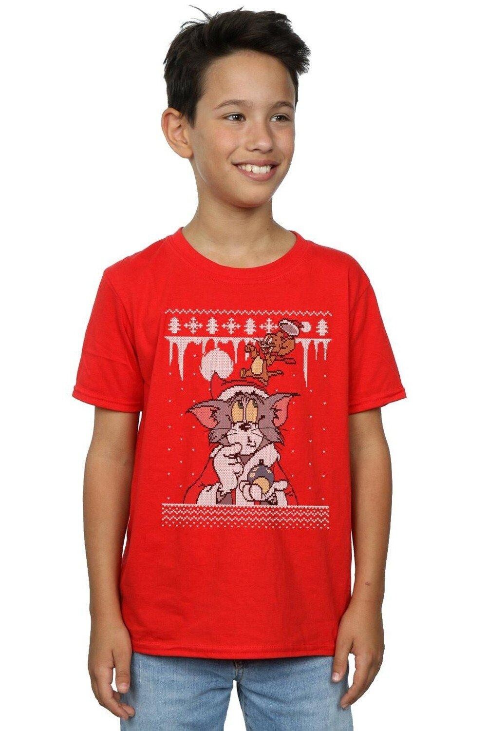 Футболка «Рождественская ярмарка с островом» Tom & Jerry, красный
Футболка «Рождественская ярмарка с островом» Tom & Jerry, красный