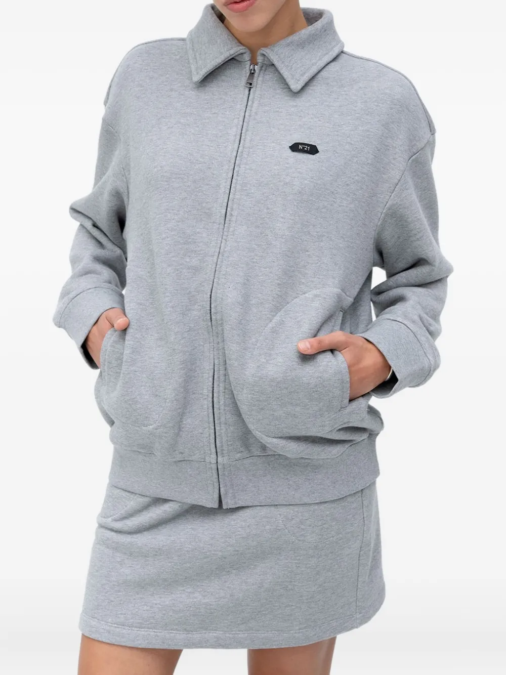 Толстовка на молнии Nº21, серый
Толстовка на молнии Nº21, серый