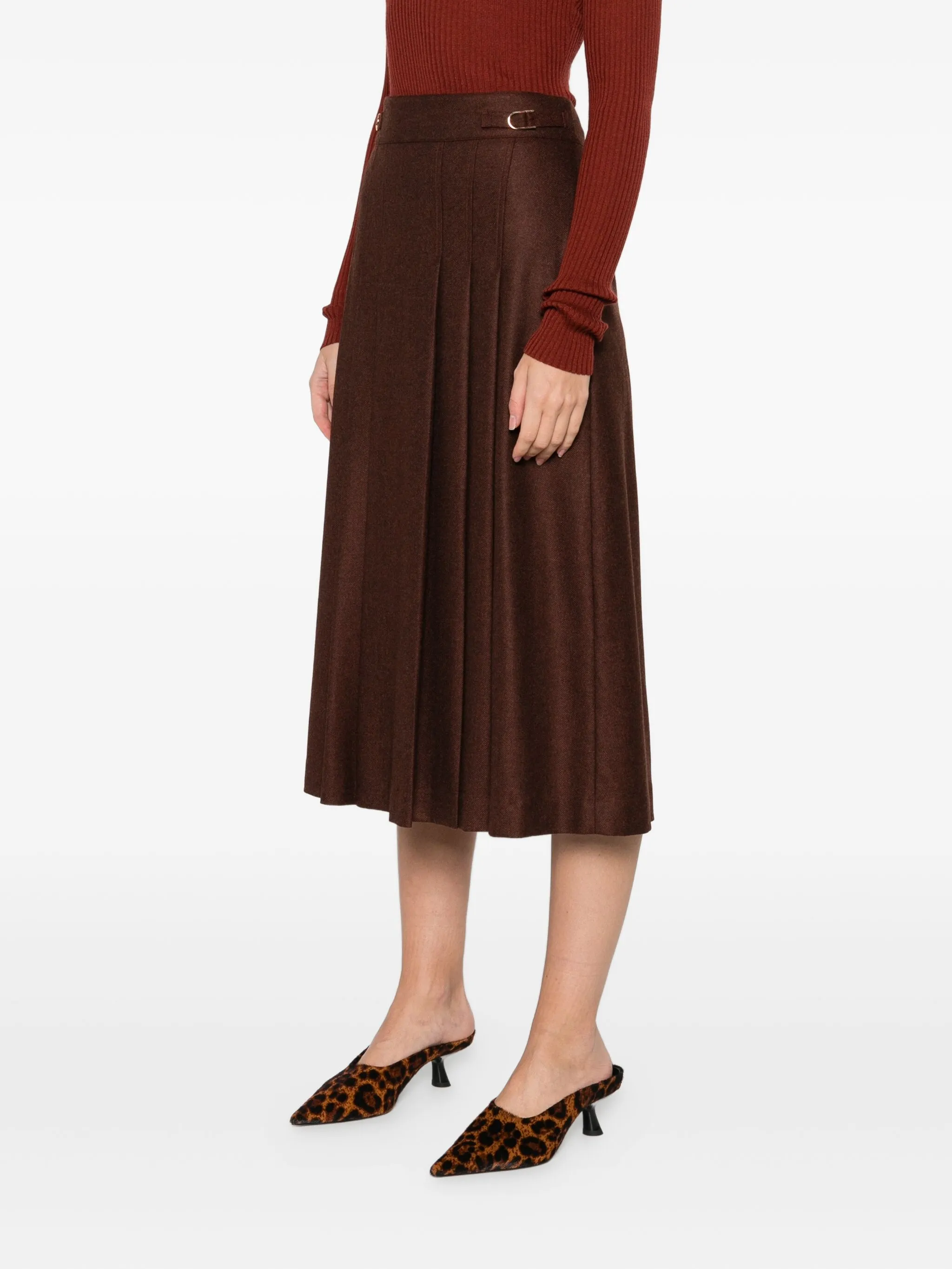Плиссированная юбка Gabriela Hearst, коричневый
Плиссированная юбка Gabriela Hearst, коричневый