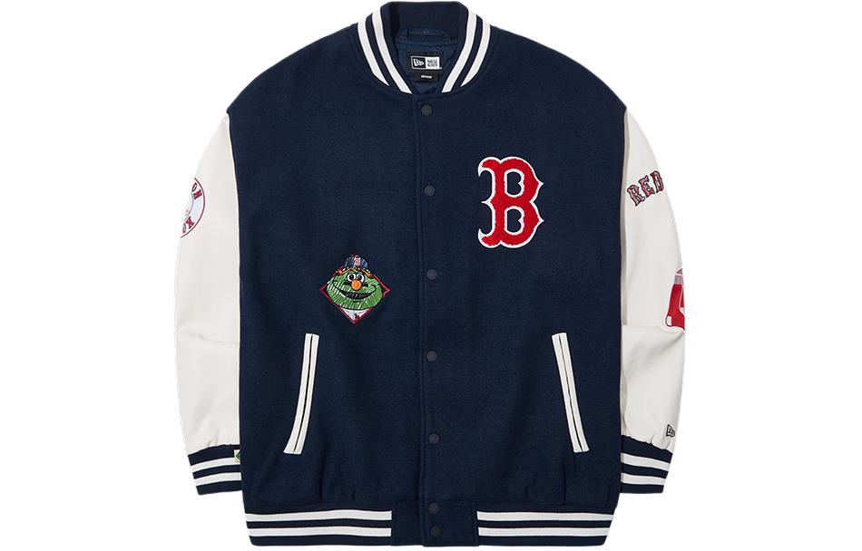 New Era Бейсбольная куртка унисекс темно-синяя, Navy Blue
New Era Бейсбольная куртка унисекс темно-синяя, Navy Blue