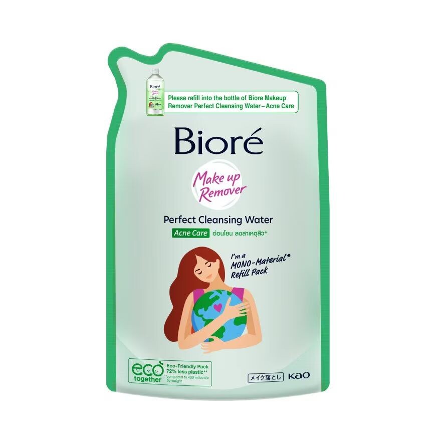 Biore Средство для снятия макияжа Perfect Cleansing Water Acne Care 330 мл. (Пополнение), Green
Biore Средство для снятия макияжа Perfect Cleansing Water Acne Care 330 мл. (Пополнение), Green