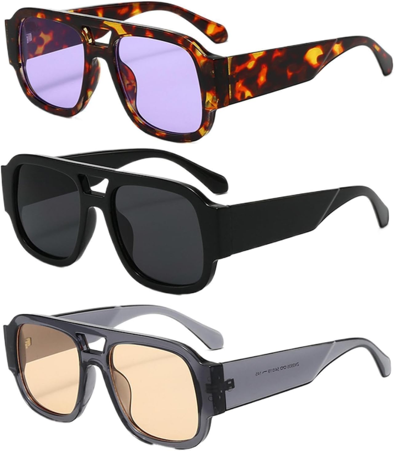 Солнцезащитные очки с защитой от УФ-излучения UV400 | Большая оправа с двойной перемычкой | Для женщин и мужчин | Для занятий спортом на открытом воздухе и вождения DSVIGF, 3pcs Z06
Солнцезащитные очки с защитой от УФ-излучения UV400 | Большая оправа с двойной перемычкой | Для женщин и мужчин | Для занятий спортом на открытом воздухе и вождения DSVIGF, 3pcs Z06