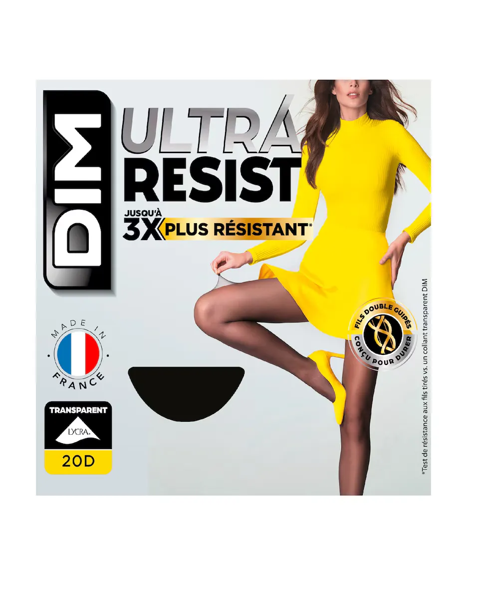 Прочные прозрачные колготки плотностью 20 ден Dim, черный
Прочные прозрачные колготки плотностью 20 ден Dim, черный