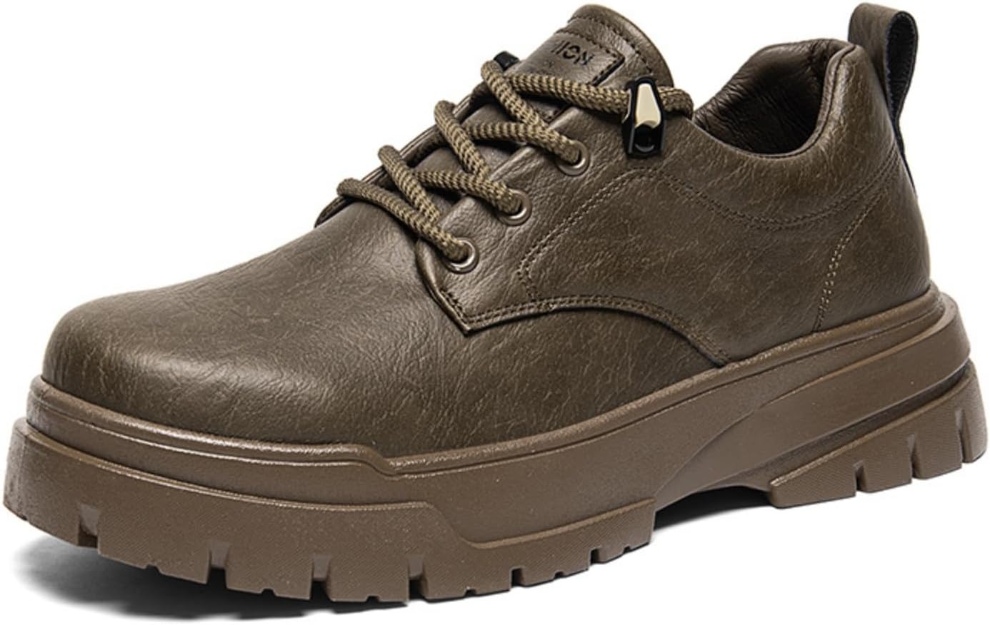 Мужская кожаная шнуровка на высоких каблуках, плоские лоферы с круглым носком, толстая HEE заклепная подошва, мягкая подошва, поднятая подошва, повседневная обувь классическая рабочая/офисная/бизнес-обувь из официальной кожи Houdbdol, коричневый
Мужская кожаная шнуровка на высоких каблуках, плоские лоферы с круглым носком, толстая HEE заклепная подошва, мягкая подошва, поднятая подошва, повседневная обувь классическая рабочая/офисная/бизнес-обувь из официальной кожи Houdbdol, коричневый