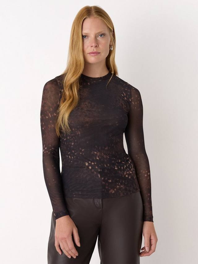 Джемпер Animal Spot с длинным рукавом и воротником-воронкой Whistles
Джемпер Animal Spot с длинным рукавом и воротником-воронкой Whistles