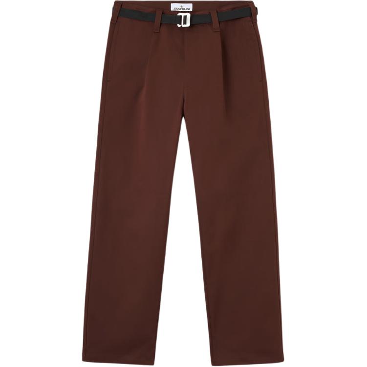 Брюки с плиссированной планкой и поясом STONE ISLAND, коричневый
Брюки с плиссированной планкой и поясом STONE ISLAND, коричневый