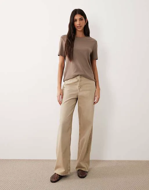 Кремовые широкие джинсы JJXX Tokyo
Кремовые широкие джинсы JJXX Tokyo