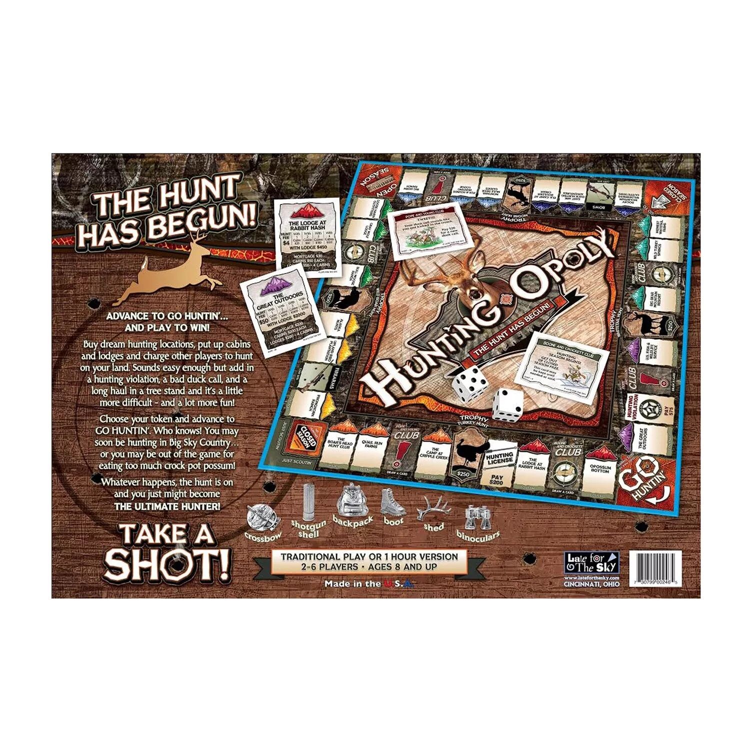 Настольная игра Late For The Sky Hunting-opoly Late For The Sky
Настольная игра Late For The Sky Hunting-opoly Late For The Sky