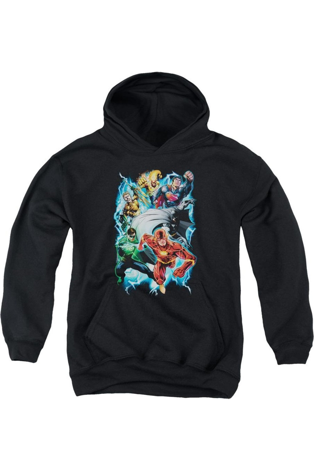 Толстовка с капюшоном Justice League of America Electric Team для детей Gildan, черный
Толстовка с капюшоном Justice League of America Electric Team для детей Gildan, черный