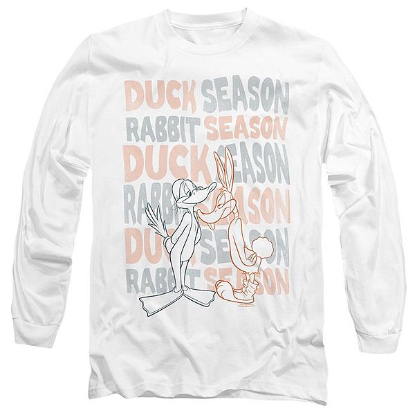 Футболка с длинным рукавом Looney tunes duck season rabbit season Licensed Character
Футболка с длинным рукавом Looney tunes duck season rabbit season Licensed Character