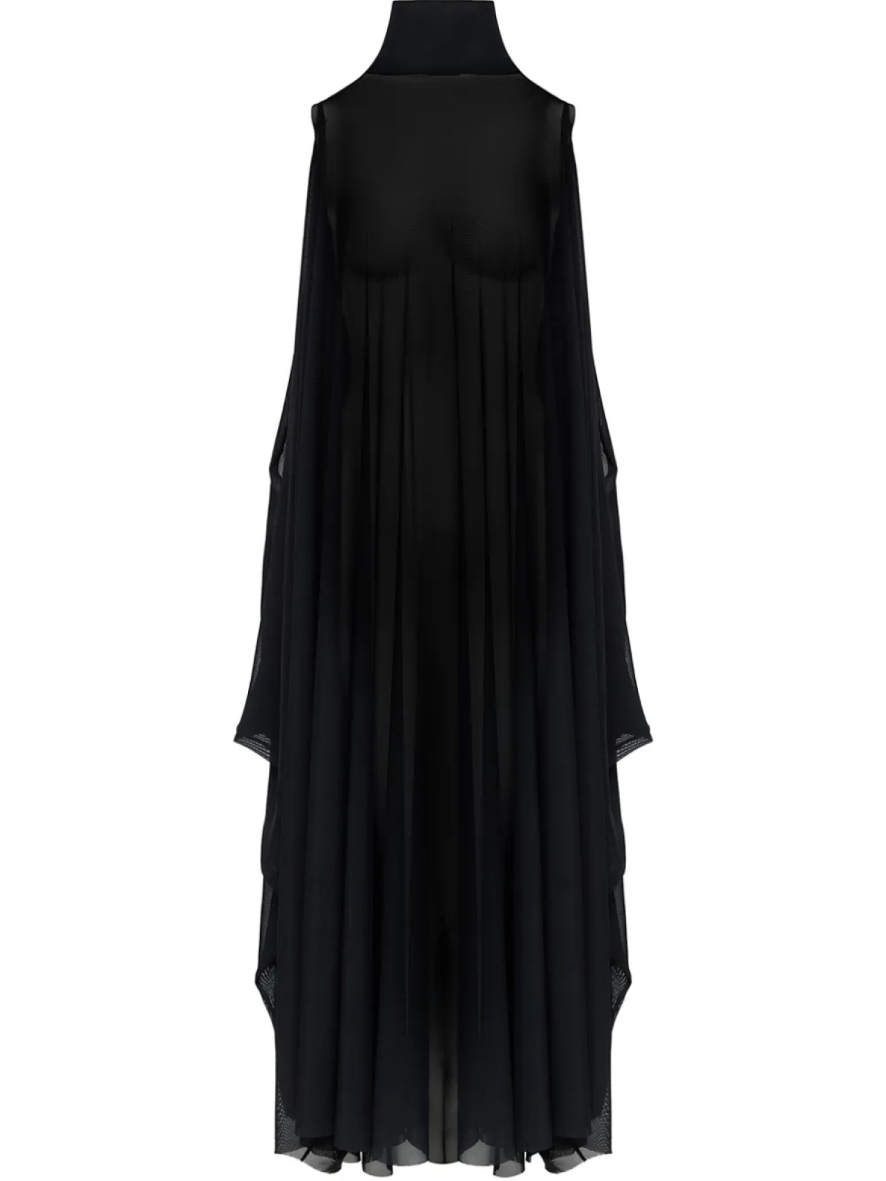 Полупрозрачное платье макси MM6 Maison Margiela, черный
Полупрозрачное платье макси MM6 Maison Margiela, черный