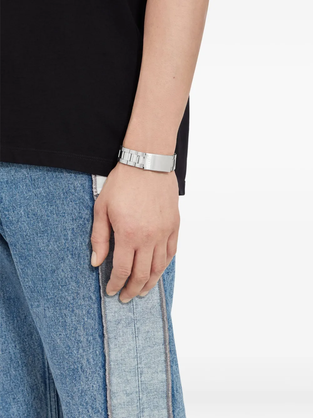 Браслет с логотипом MM6 Maison Margiela, серебряный
Браслет с логотипом MM6 Maison Margiela, серебряный